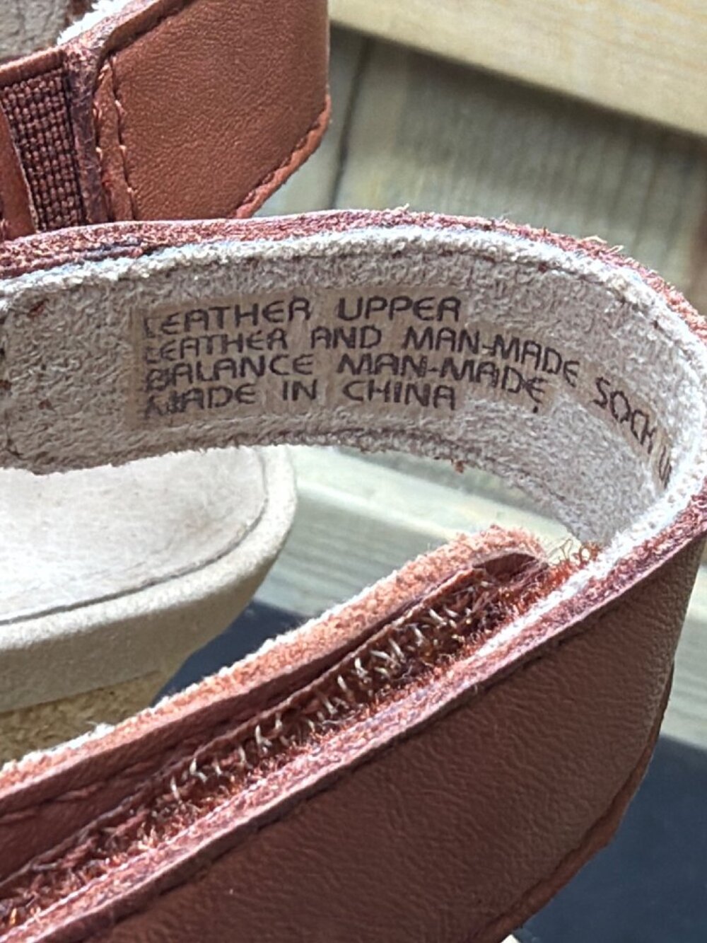 Earth Womens 6 W Wide Pisa Galli Terracotta Brown Leather Wedge Sandals Comfort - Picture 6 of 9
